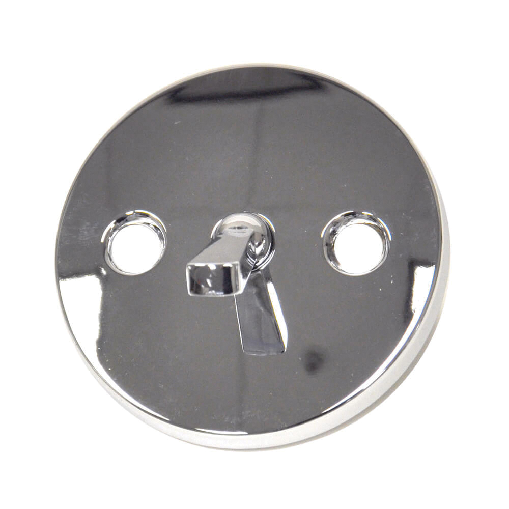 88975 Overflow Plate, Metal, Chrome-Plated, For: Existing Bathtub Fixtures