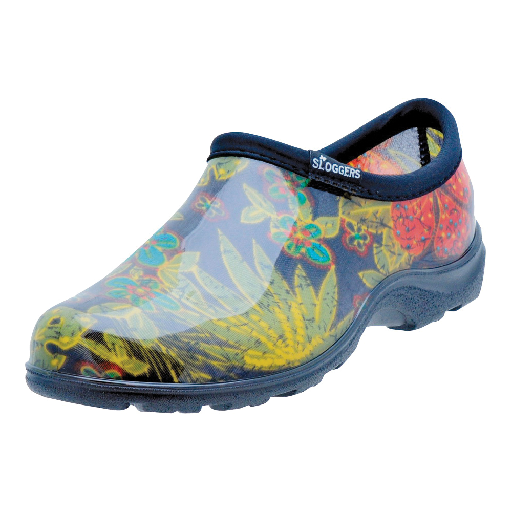 5102BK-10 Garden Shoes, 10 in, Black