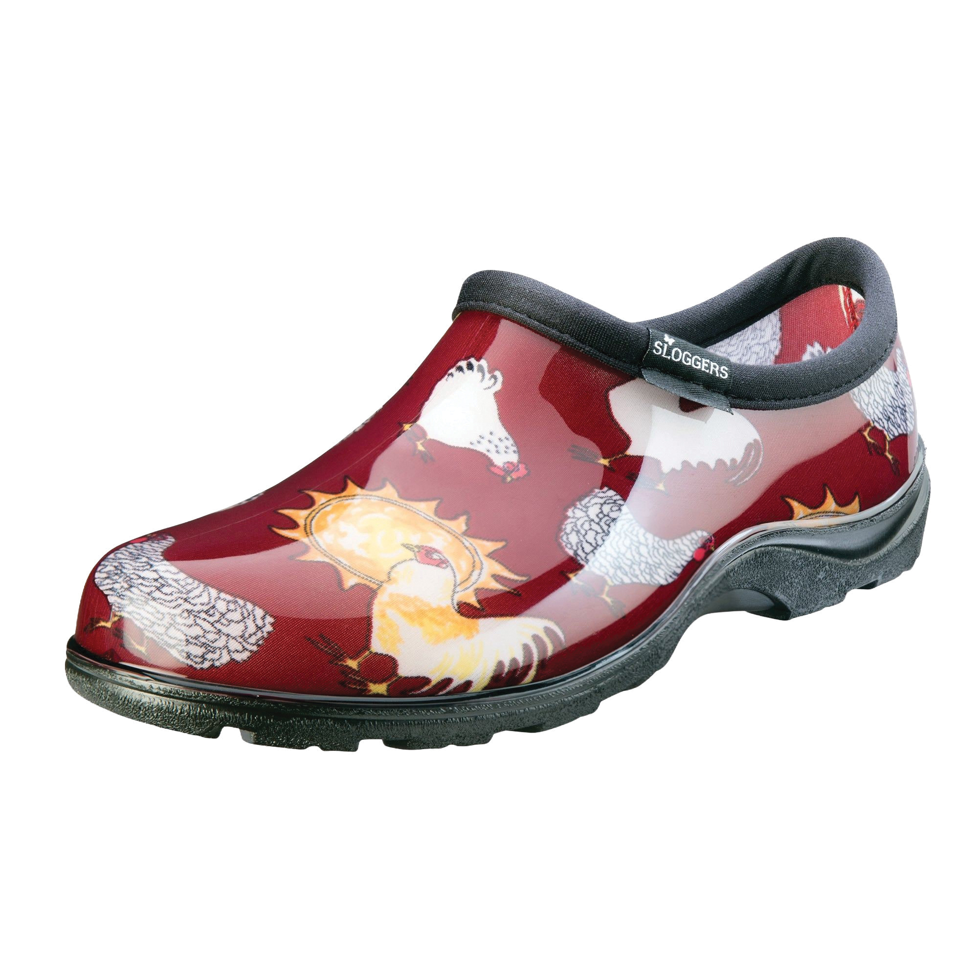 5116CBR-10 Garden Shoes, 10 in, Barn Red, Rubber