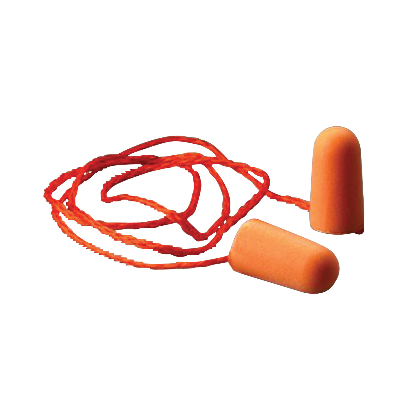 1110 Ear Plugs, 29 dB NRR, Tapered, Polyurethane Ear Plug, Orange Ear Plug