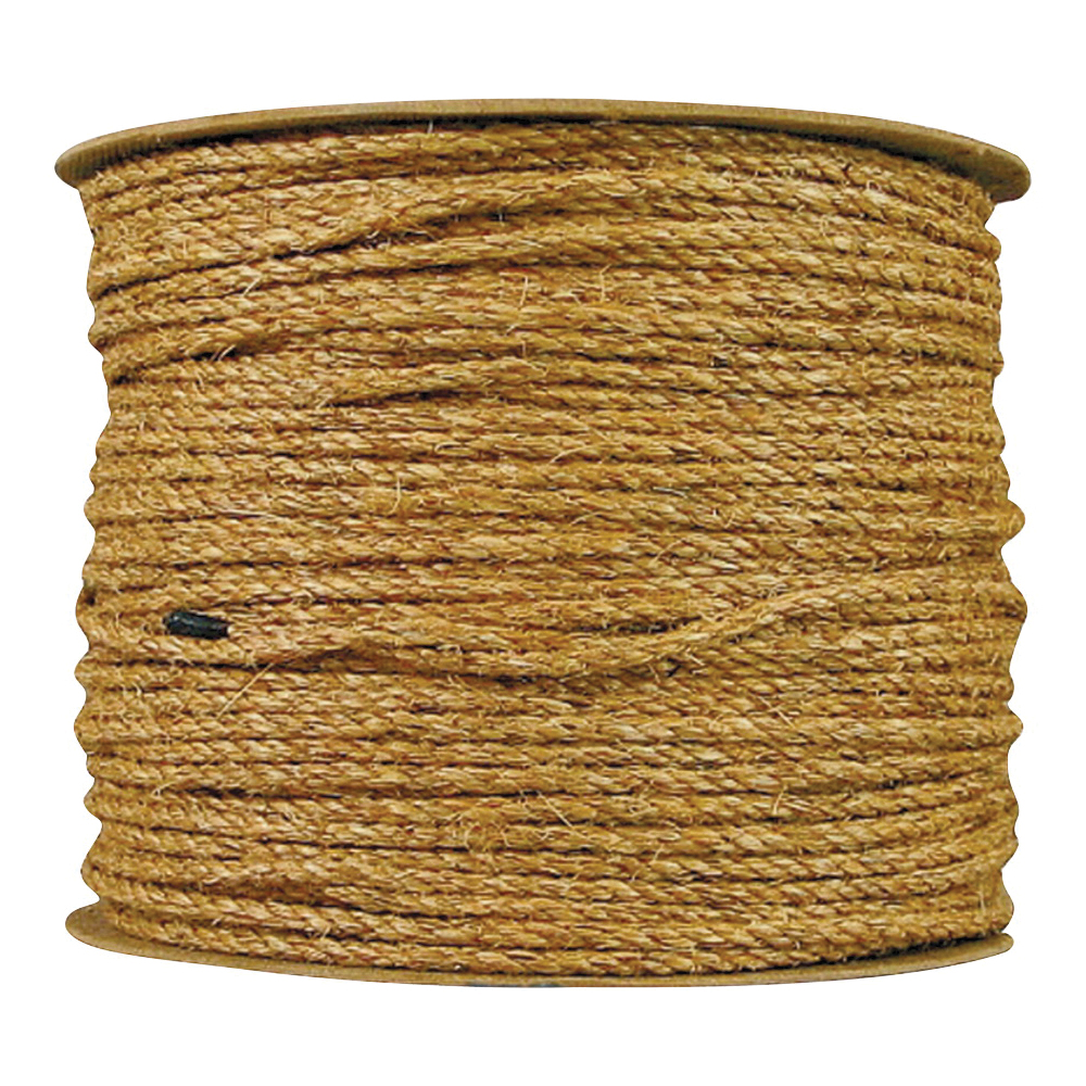 T.W. Evans Cordage 25-001A Rope, 1/4 in Dia, 1200 ft L, M