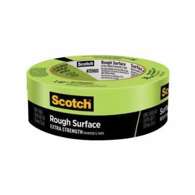 Scotch 2060-1-1/2 Masking Painter's Tape, 60.1 yd L, 1.41 in W, Paper Backing, Green