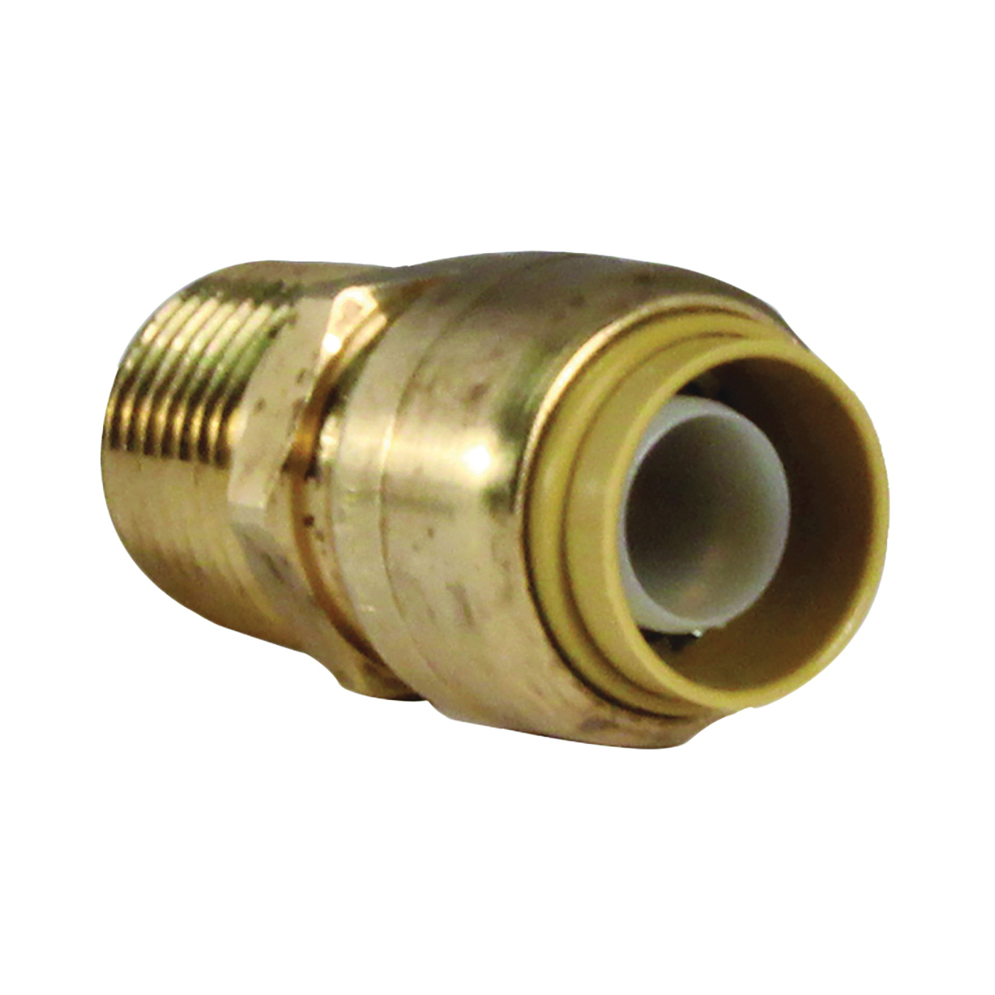 SharkBite U120LFA Pipe Connector, 1/2 in, MNPT, Brass, 200 psi Pressure - 1
