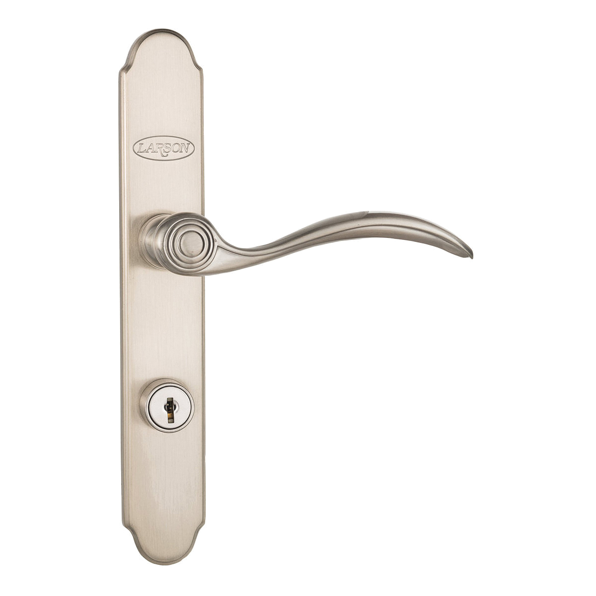 QuickFit Series 20297817 Door Handleset, Metal, Brushed Nickel
