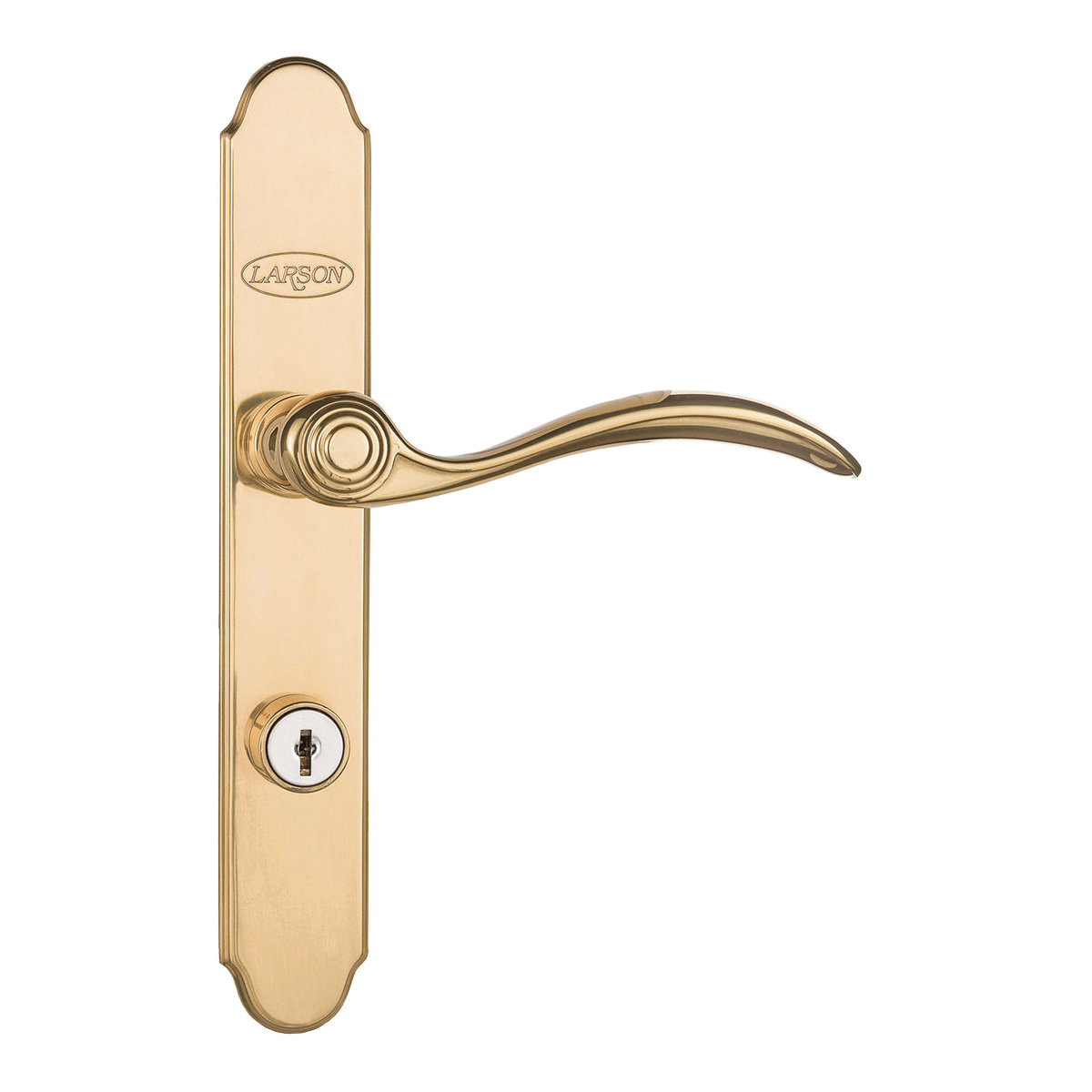 QuickFit Series 20297807 Door Handleset, Metal, Brass