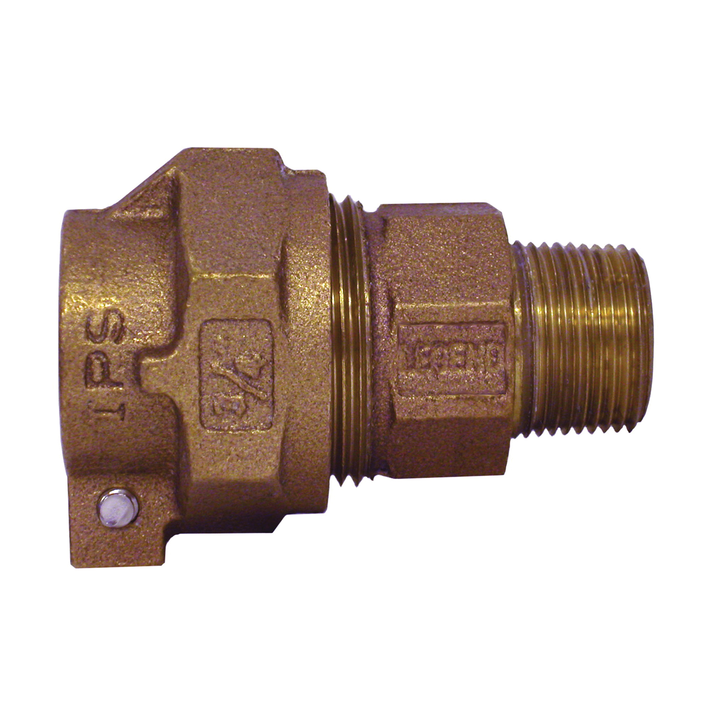 T-4320NL Series 313-234NL Pipe Coupling, 3/4 in, Pack Joint x MNPT, Bronze, 100 psi Pressure