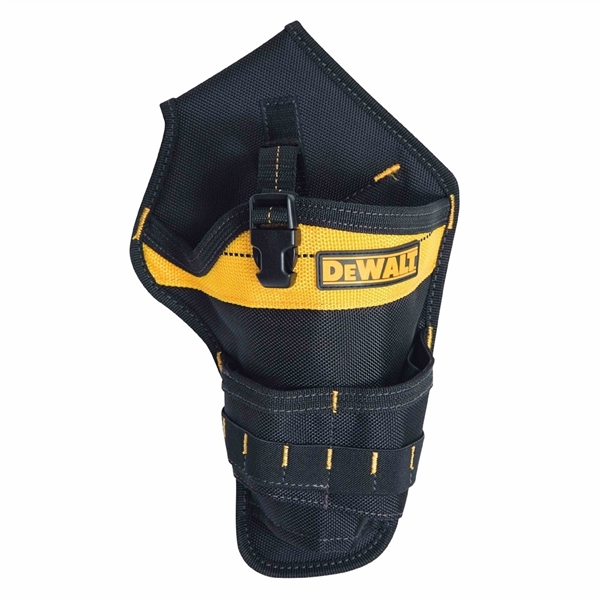 CLC DG5120 Drill Holster, 9-Pocket, Ballistic Poly Fabric, Black/Yellow, 7-1/4 in W, 13-3/4 in H, 2-1/4 in D - 1