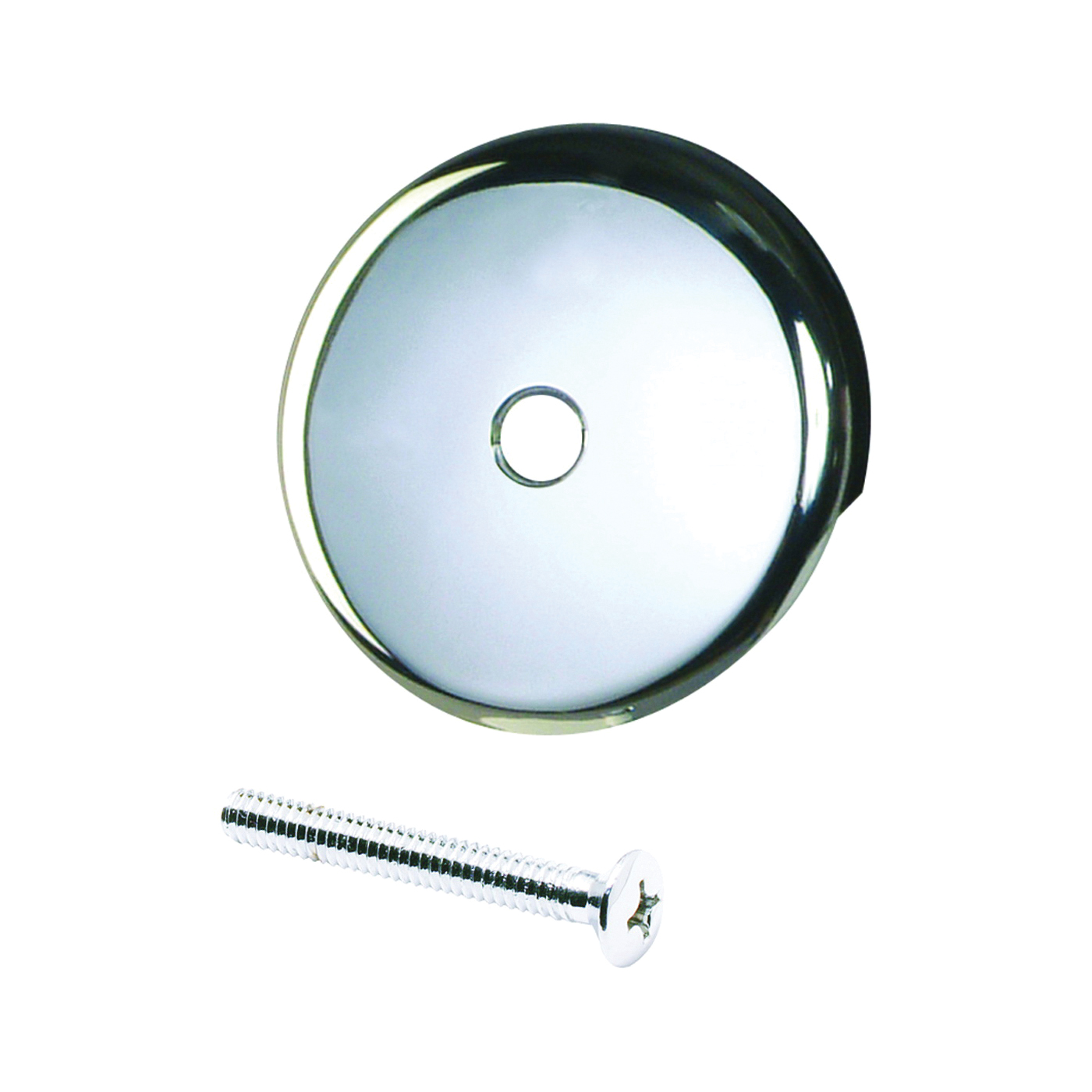 PP826-10 Tub Face Plate, Metal, Silver, Chrome-Plated, Specifications: Threaded Connection
