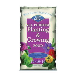 Lilly Miller 100099122 All-Purpose Planting and Growing Fertilizer, 16 lb Bag, Solid, 10-10-10 N-P-K Ratio - 3