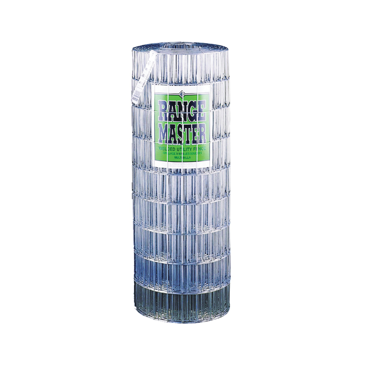 7754 Welded Utility Fence, 50 ft L, 60 in H, 2 x 4 in Mesh, 14 ga Gauge, Galvanized