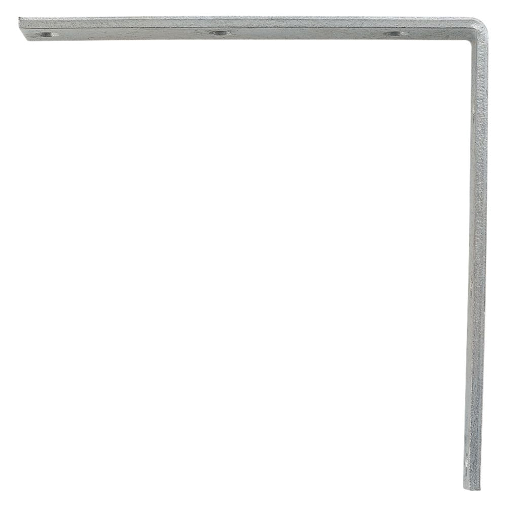 115BC Series N220-236 Corner Brace, 8 in L, 1-1/4 in W, Steel, Galvanized, 0.22 in Thick Material