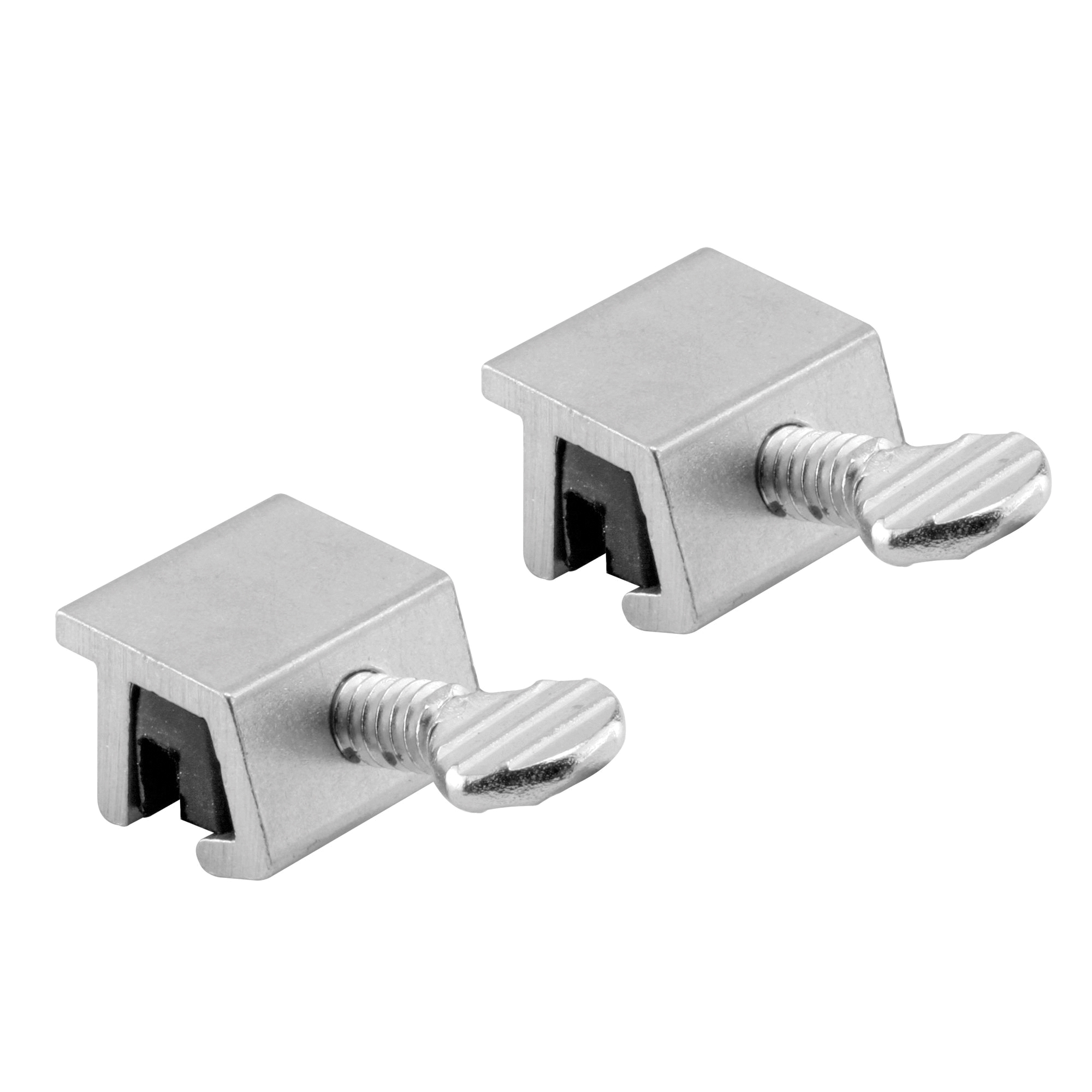 Prime-Line U 10551 Sliding Window Lock, 7/16 in L x 1/4 in W Backplate, Aluminum, Mill - 2