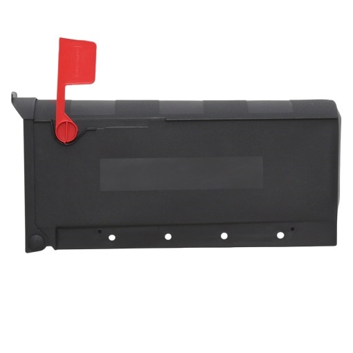 Gibraltar Mailboxes Patriot GMB505B01 Rural Mailbox, 1000 cu-in Capacity, Plastic, 8.4 in W, 20-1/2 in D, 9.8 in H - 5