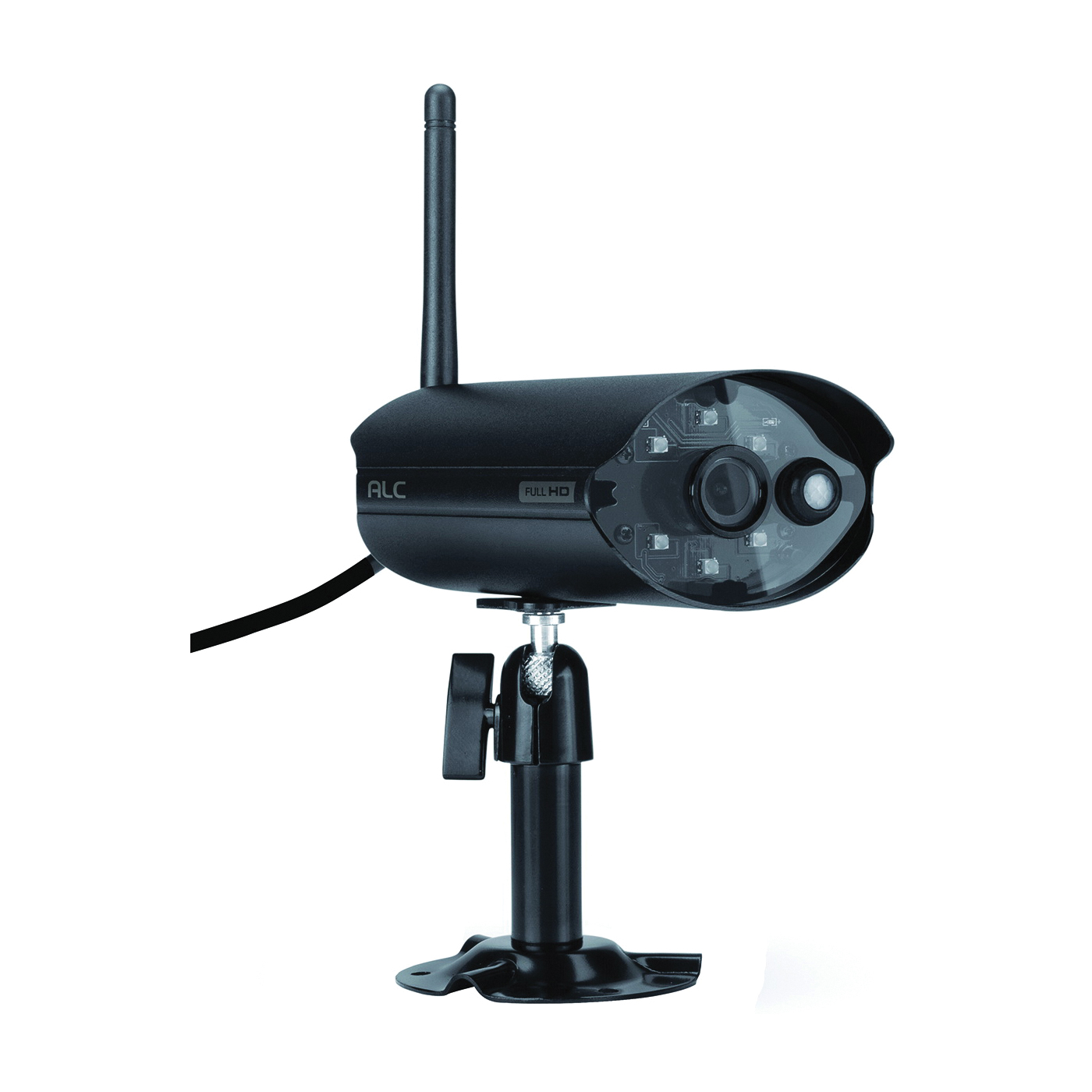 AWF61 Wi-Fi Camera, 90 deg View, 1080p Resolution, Night Vision: 65 ft, Metal Housing Material