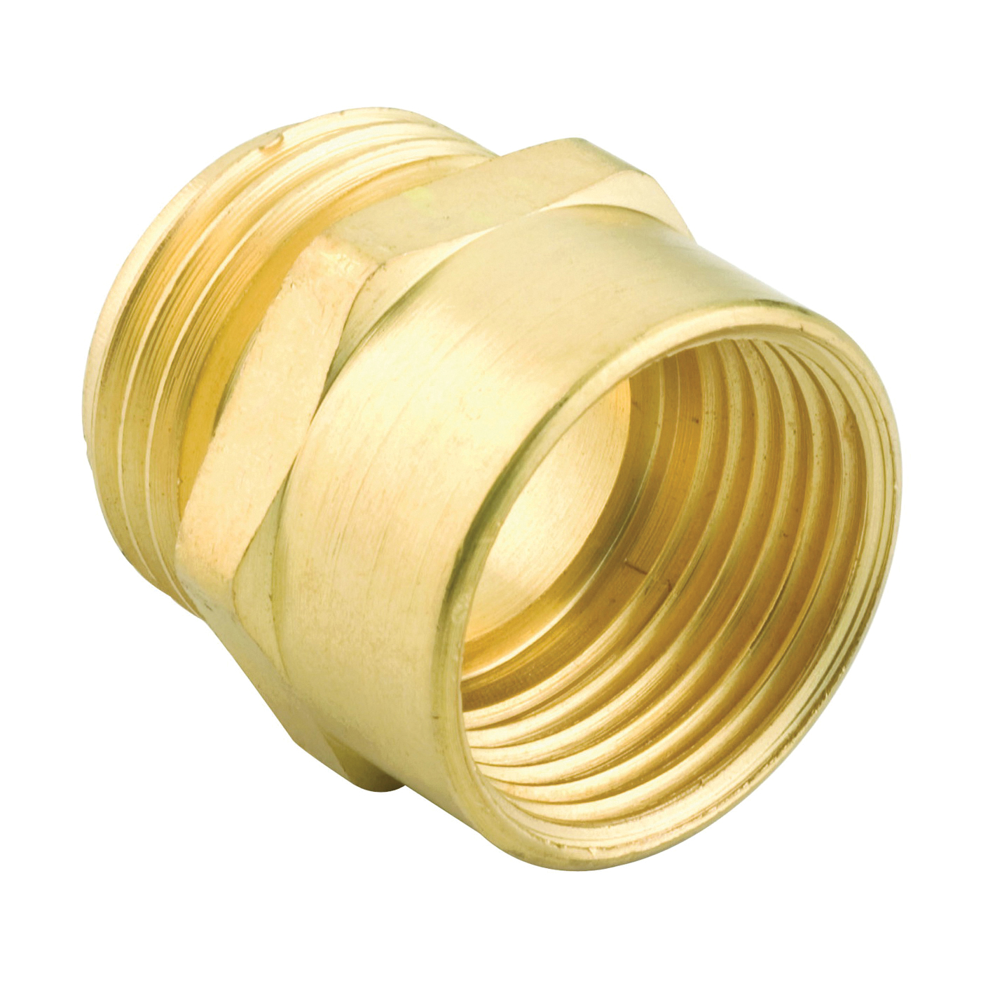 807704-1001 Hose Adapter, 3/4 x 3/4 in, MNH x FNPT, Brass, For: Garden Hose