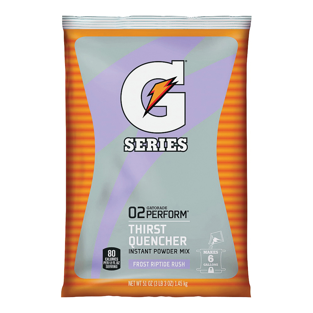 33672 Thirst Quencher Instant Powder Sports Drink Mix, Powder, Riptide Rush, 51 oz Pack