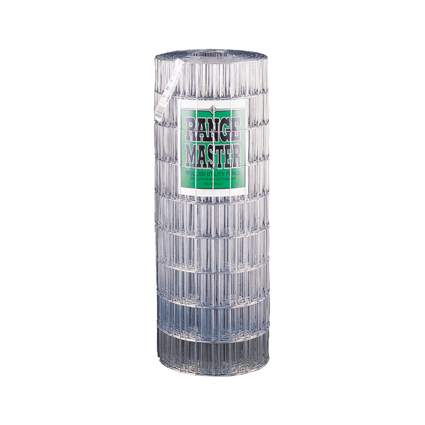7744 Welded Utility Fence, 100 ft L, 60 in H, Welded Wire Mesh, 2 x 4 in Mesh, 14 ga Gauge, Steel