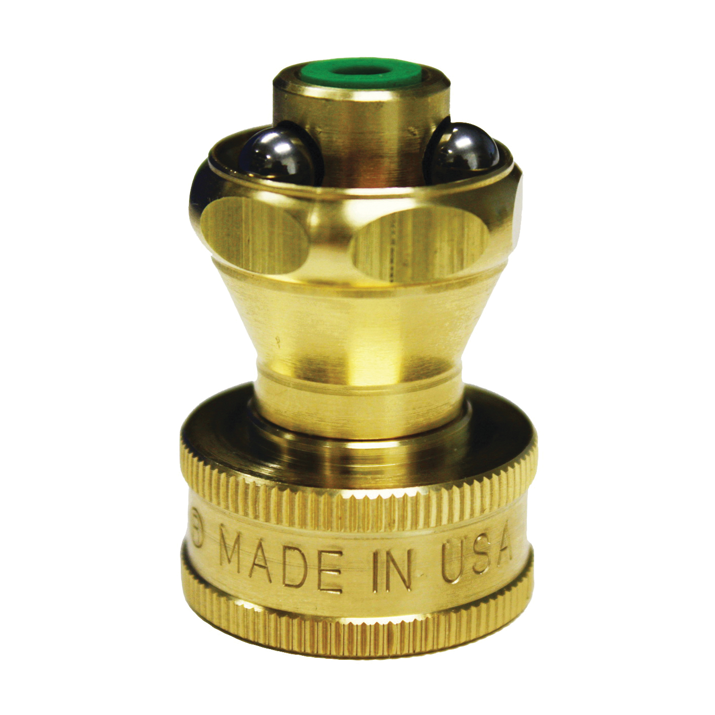 LBSR-120 Hose Nozzle, Female, Brass, Gold, 8.5 in Length, 5.25 in Width, 7.25 in Height, Twist Grip