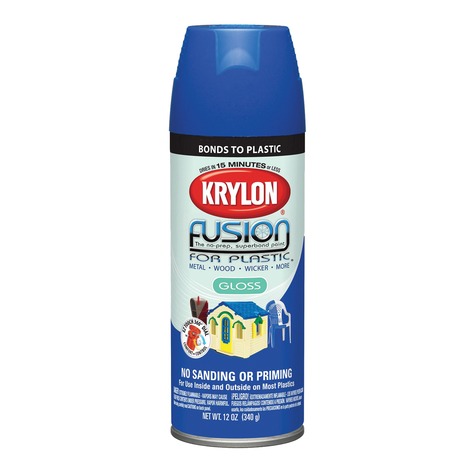 Krylon K02329007 Spray Paint, Gloss, Patriotic Blue, Can