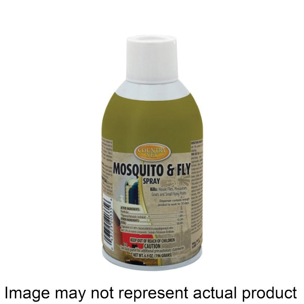 342033CVA Mosquito and Fly Spray, Liquid, Clear, Characteristic, 6.9 oz Aerosol Can