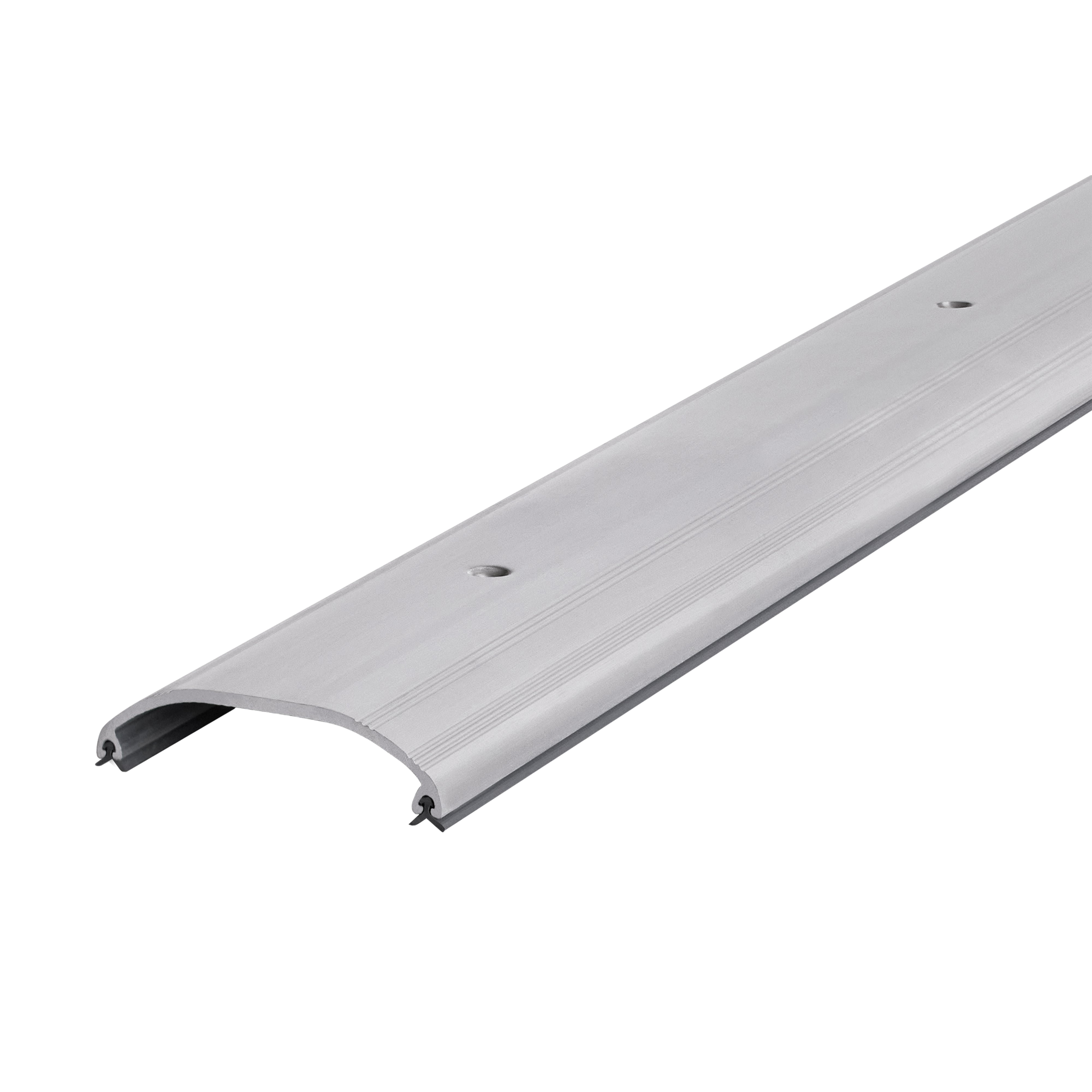 TH008 Series 79996 Dome Top Threshold, 36 in L, 3-1/2 in W, Low Profile, Aluminum, Silver
