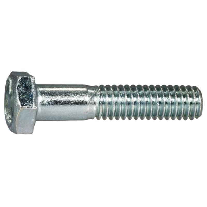 00275 Hex Cap Screw, 5/16-18 Thread, 1-1/2 in OAL, 5 Grade, Steel, Zinc-Plated, SAE Measuring