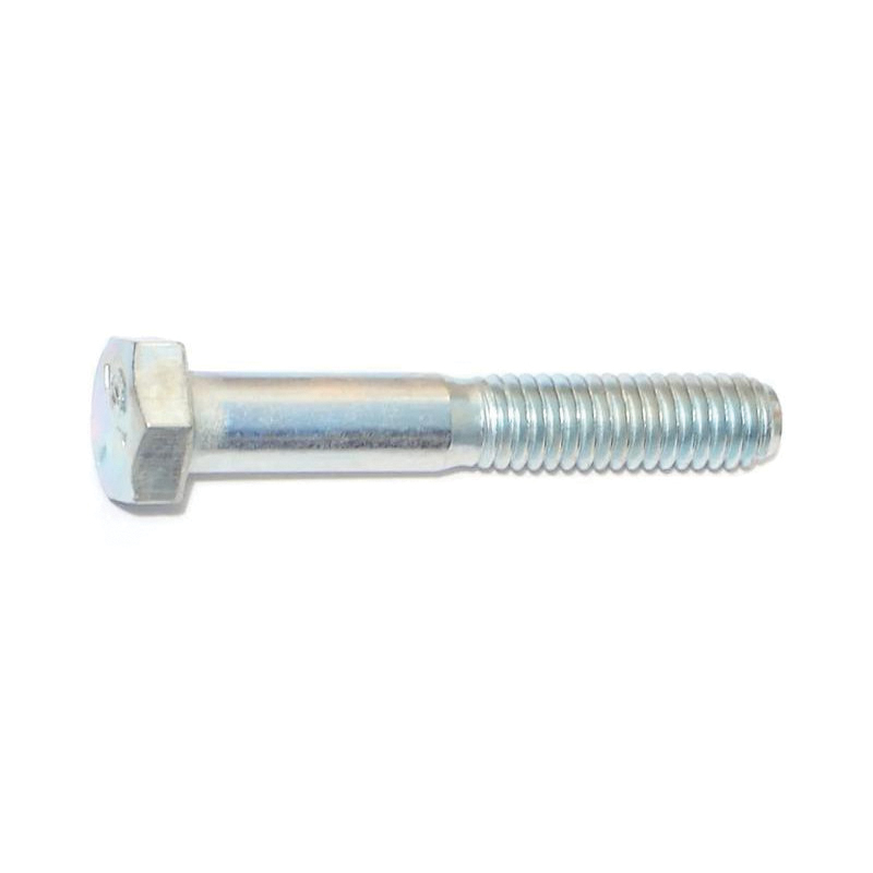 00277 Hex Cap Screw, 5/16-18 Thread, 2 in OAL, 5 Grade, Steel, Zinc-Plated, SAE Measuring