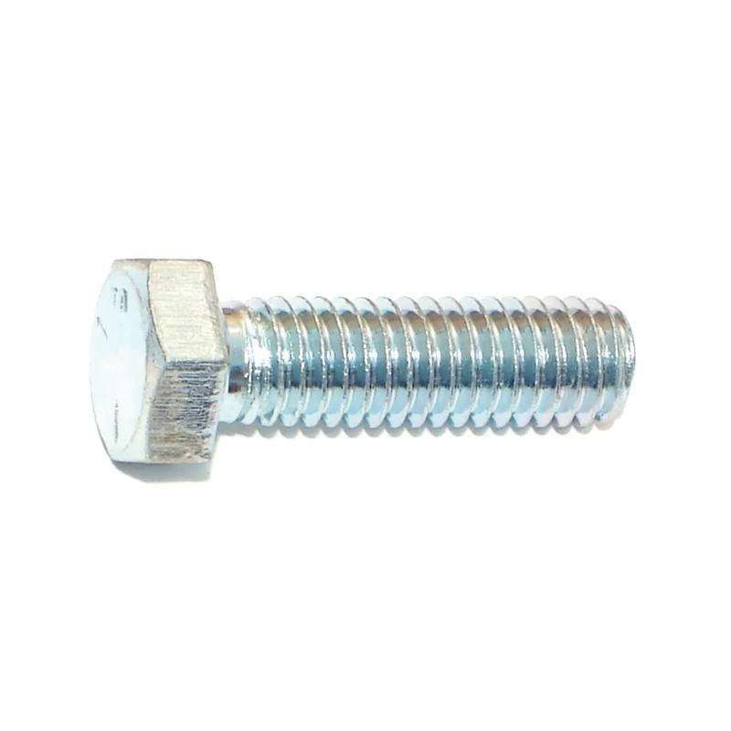 00295 Hex Cap Screw, 3/8-16 Thread, 1-1/4 in OAL, 5 Grade, Steel, Zinc-Plated, SAE Measuring