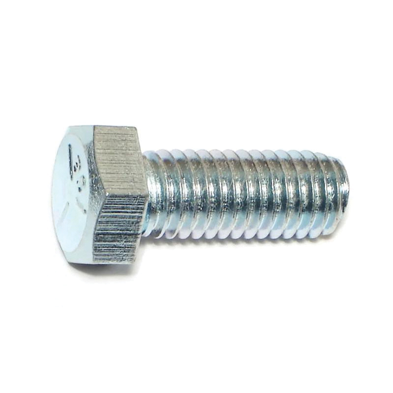 00335 Hex Cap Screw, 1/2-13 Thread, 1-1/4 in OAL, 5 Grade, Steel, Zinc-Plated, SAE Measuring