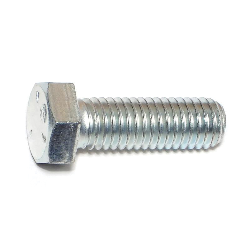 00336 Hex Cap Screw, 1/2-13 Thread, 1-1/2 in OAL, 5 Grade, Steel, Zinc-Plated, SAE Measuring