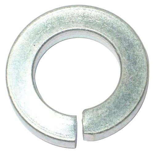 50725 Split Lock Washer, 5/8 in ID, 1.073 in OD, 0.156 in Thick, Steel, Zinc-Plated, 2 Grade