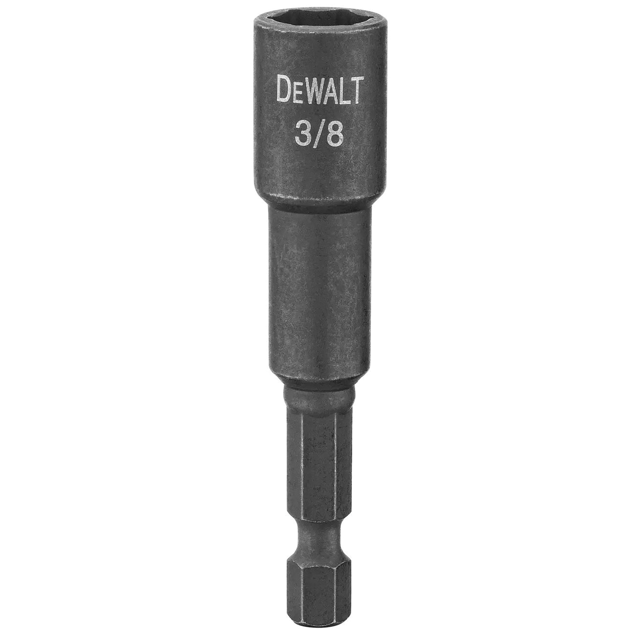 IMPACT READY DW2223IR Magnetic Nut Driver, 3/8 in Drive, Hex Drive, 2-9/16 in L, 1/4 in L Shank, Hex Shank