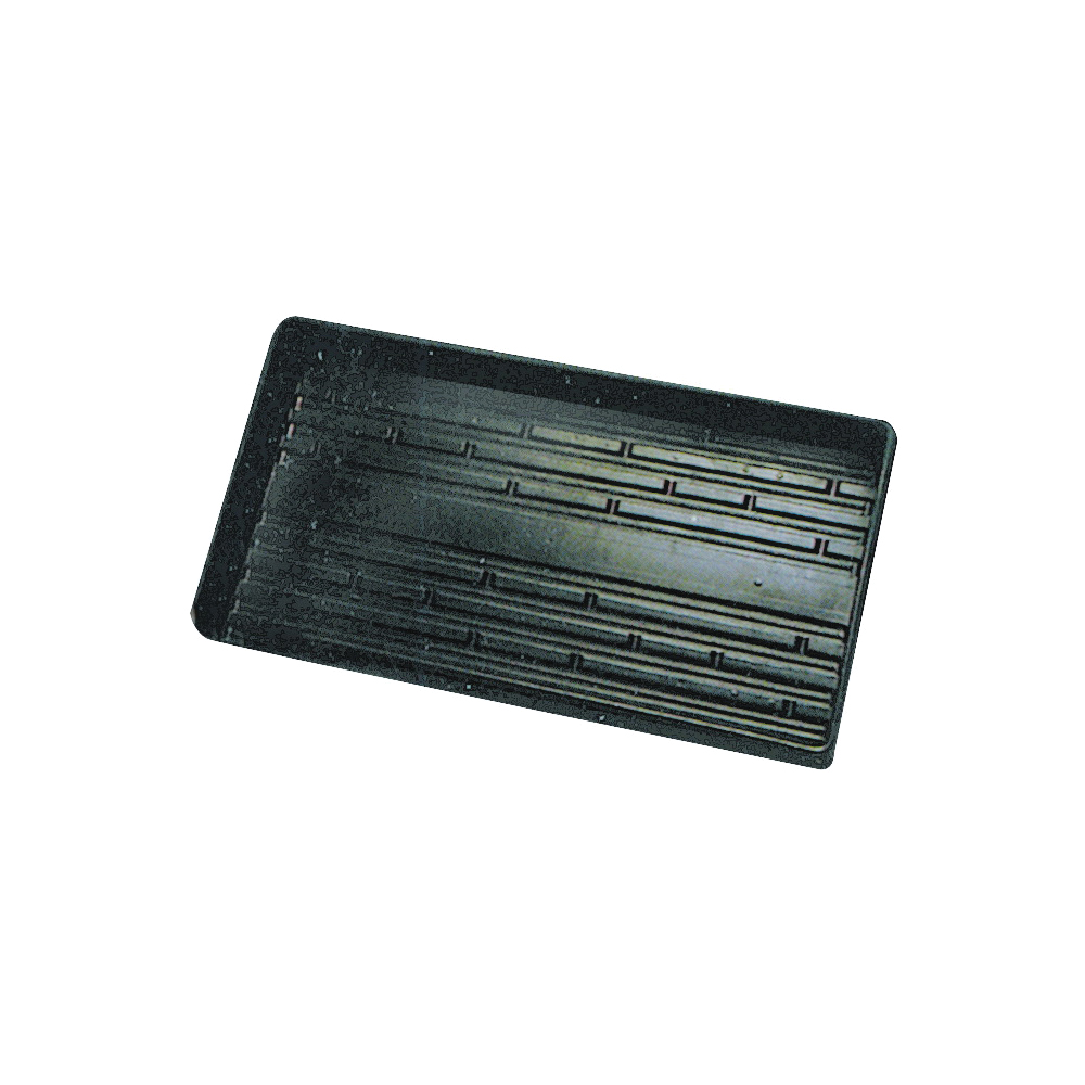 TTRAY Plant Tray, 11 in L Tray, 22 in W Tray, 50-Cell, Plastic, Black