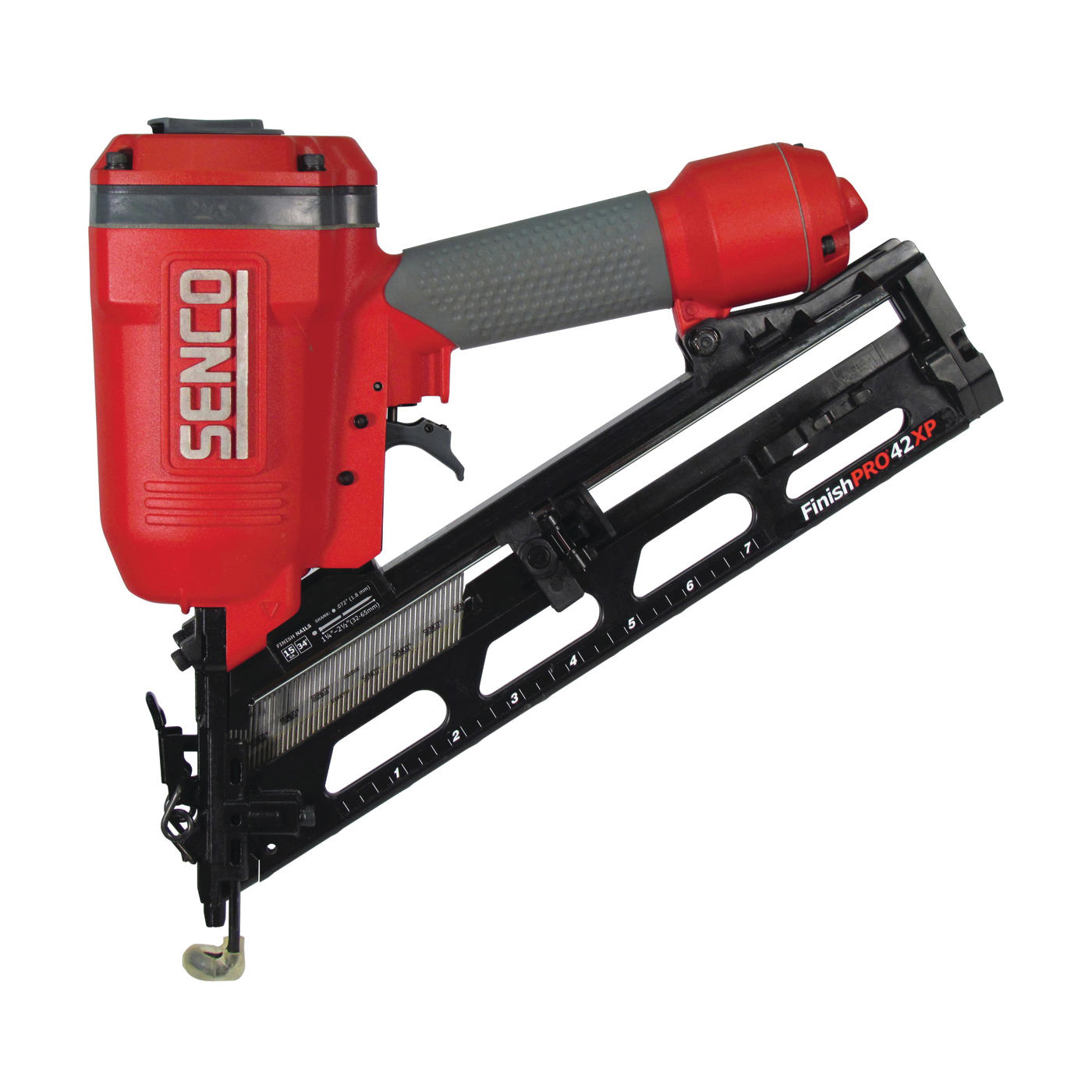 FinishPro Series 4G0001N Finish Nailer, 104 Magazine, 34 deg Collation, Plastic Strip Collation, 3.87 scfm Air
