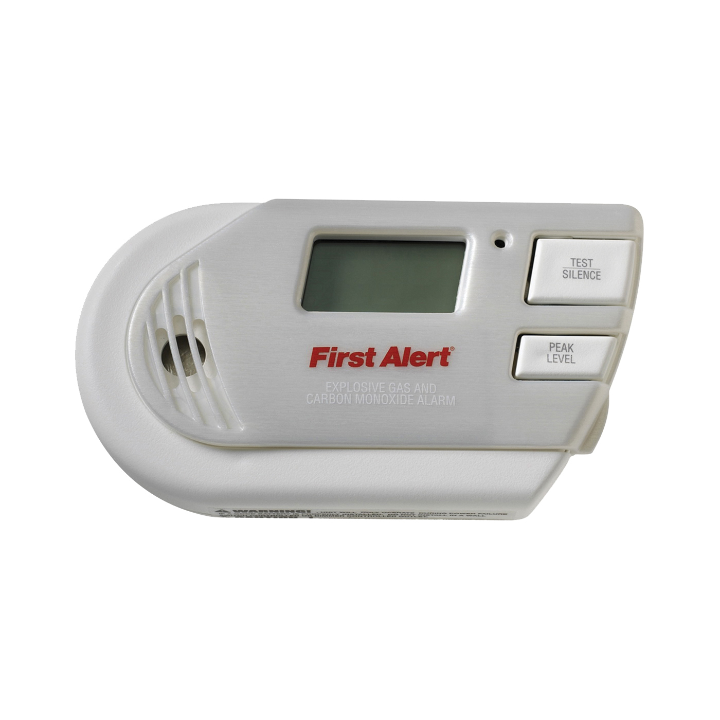 GCO1CN Carbon Monoxide Alarm, 10 ft, Digital Display, 85 dB, Alarm: Audible, Electrochemical Sensor, Wall