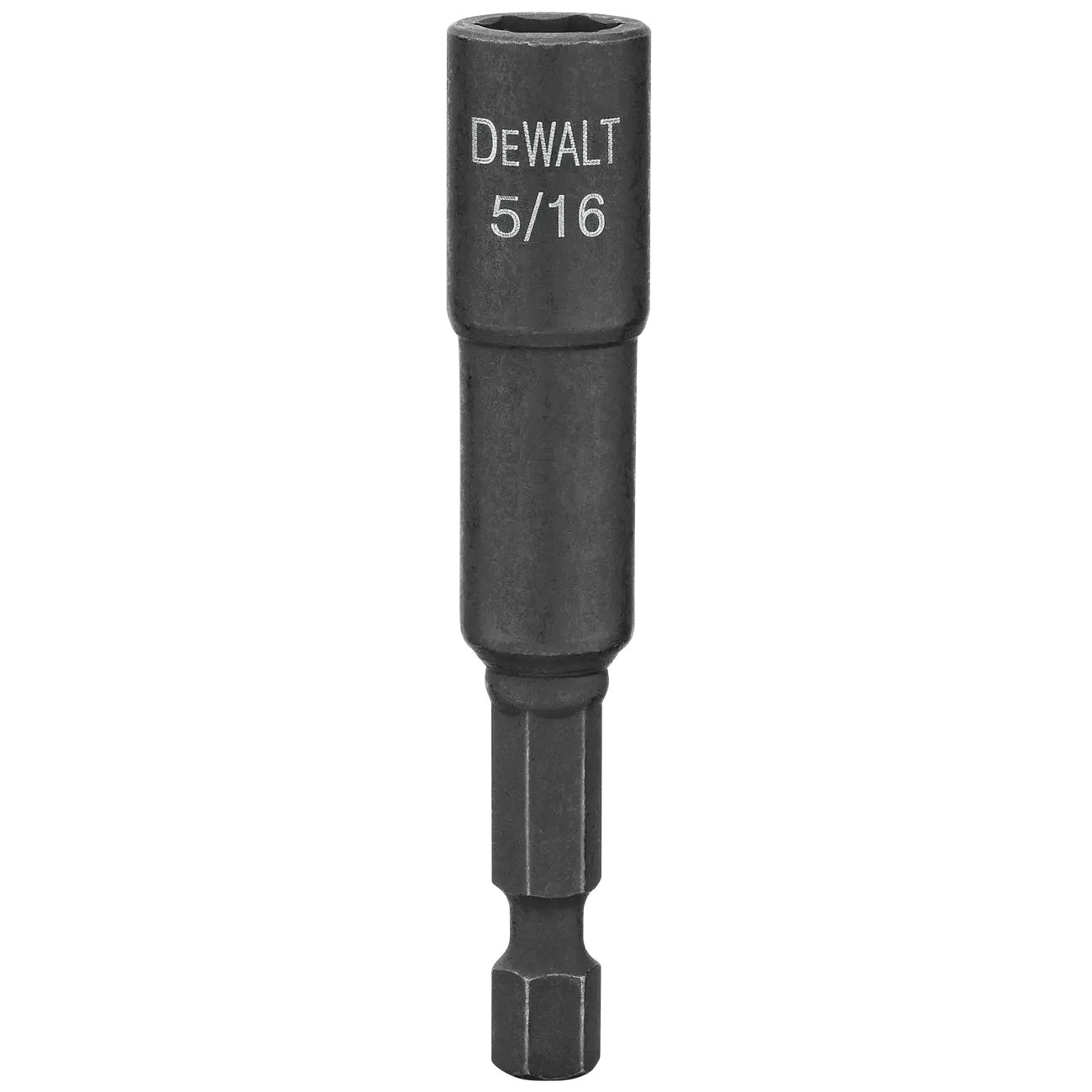 IMPACT READY DW2222IR Magnetic Nut Driver, 5/16 in Drive, Hex Drive, 2-9/16 in L, 1/4 in L Shank, Hex Shank