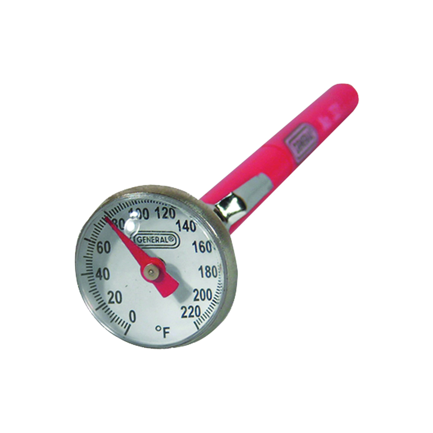 321 Stem Thermometer, 0 to 220 deg F, Analog Display