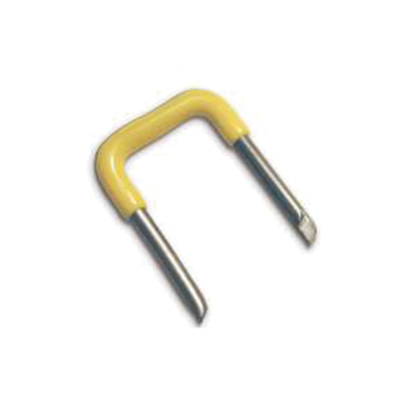 MDI-1550Y Staple, 1/2 in W Crown, 1 in L Leg, Carbon Steel