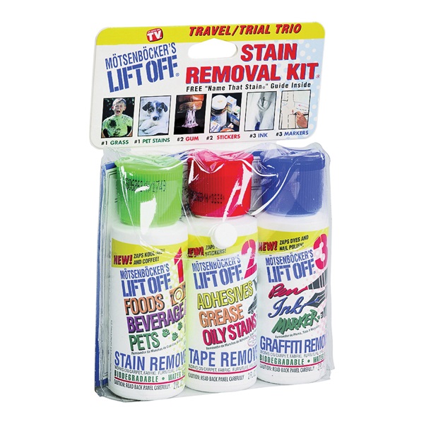 421-01 Stain Removal Kit, 12 oz, Liquid, Mild, Clear