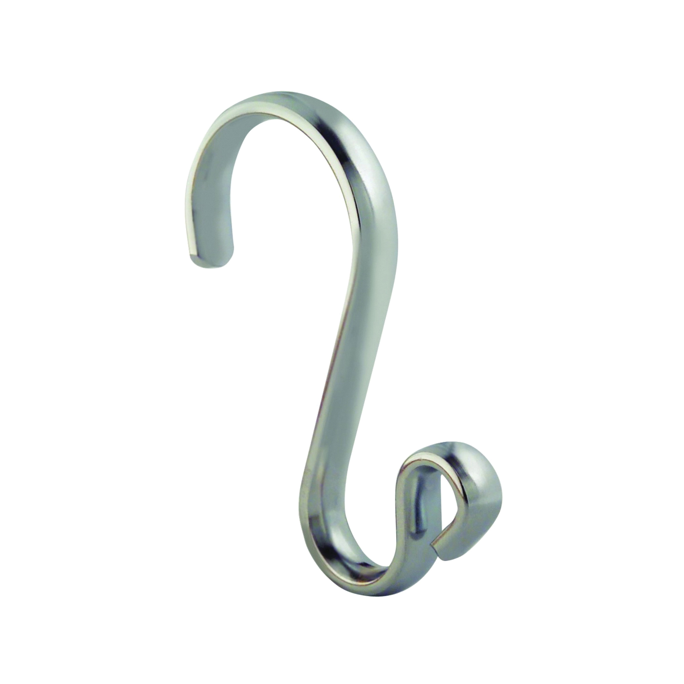 55970 Shower Curtain Hook, Steel, Polished Chrome