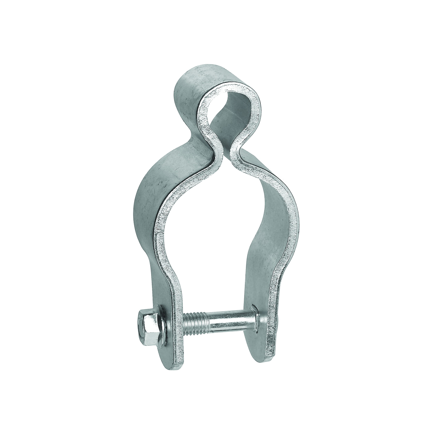 N275-495 Pipe Gate Hinge, Steel, Zinc-Plated, 125 lb