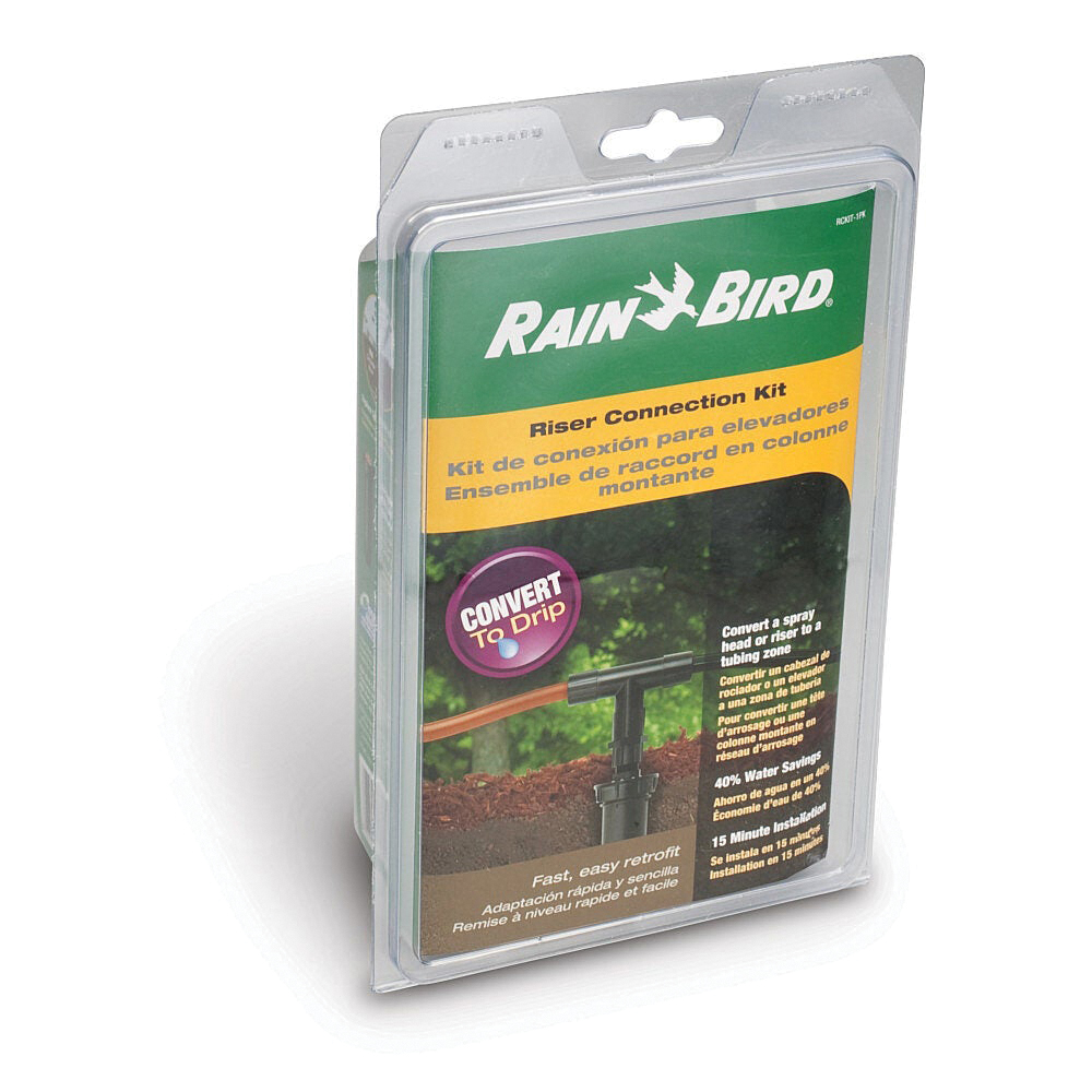Rain Bird RCKIT-1PS Riser Connection Kit, Plastic, Black