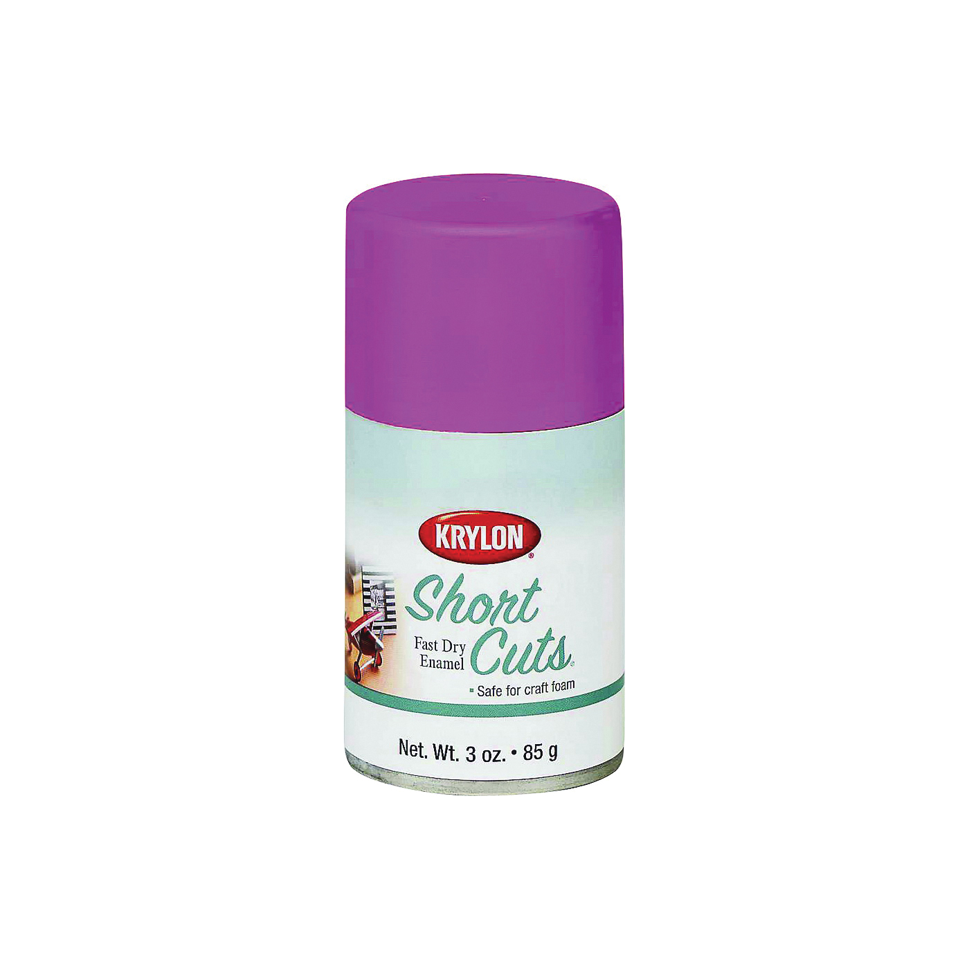 Krylon KSCS039 Craft Spray Paint, High-Gloss, Hot Pink, 3 oz, Can