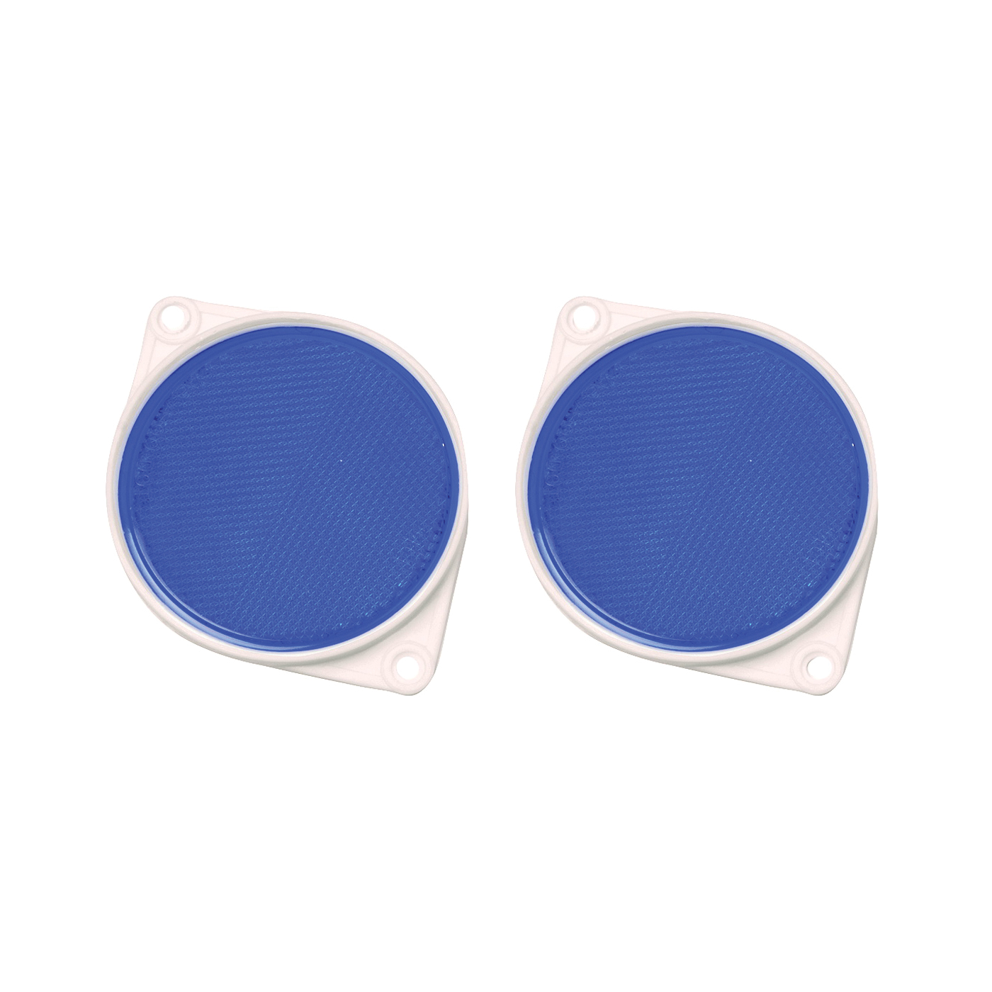 CDRF-3B Carded Reflector, Bracket Mounting, 9.63 in L Post, Blue Reflector