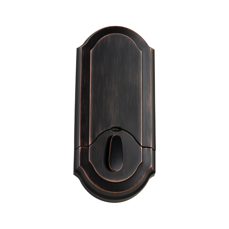 Kwikset 909 11P SMT CP Electronic Deadbolt, Venetian Bronze, 2-3/8 x 2-3/4 in Backset, 1-3/8 to 1-3/4 in Thick Door - 2