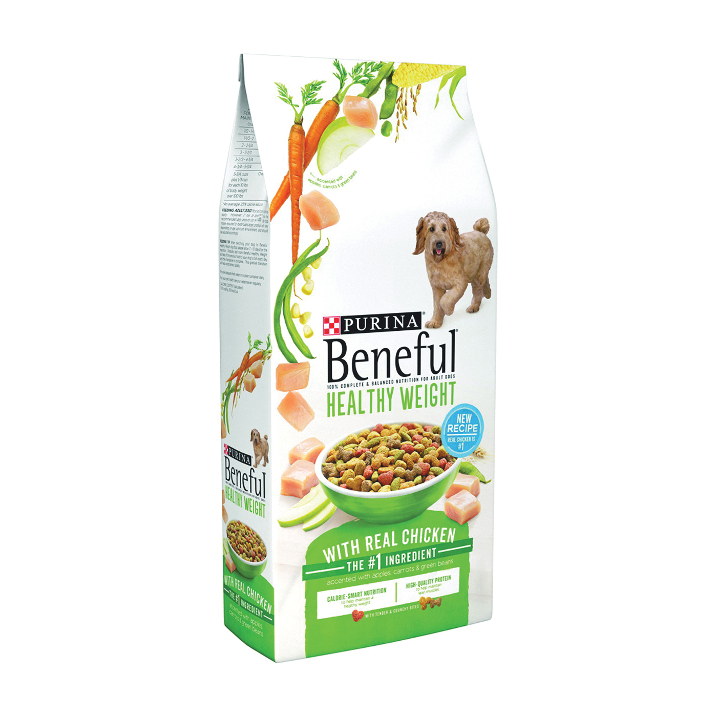 Purina Beneful 1780013467 Dog Food, Dry, Adult, Chicken, 3.5 lb Bag