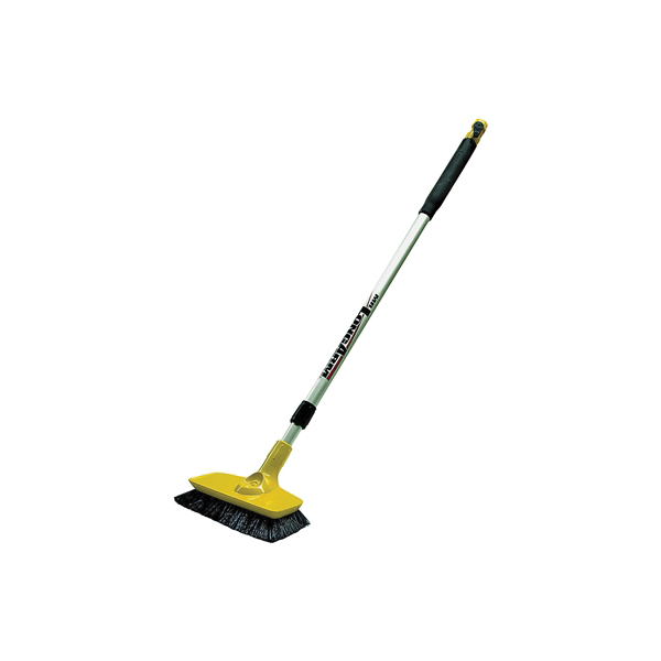 Mr. LongArm Woodmates Telewash II Series 8689 Deck Brush, 3.5 to 6.1 ft OAL, Aluminum Handle - 2
