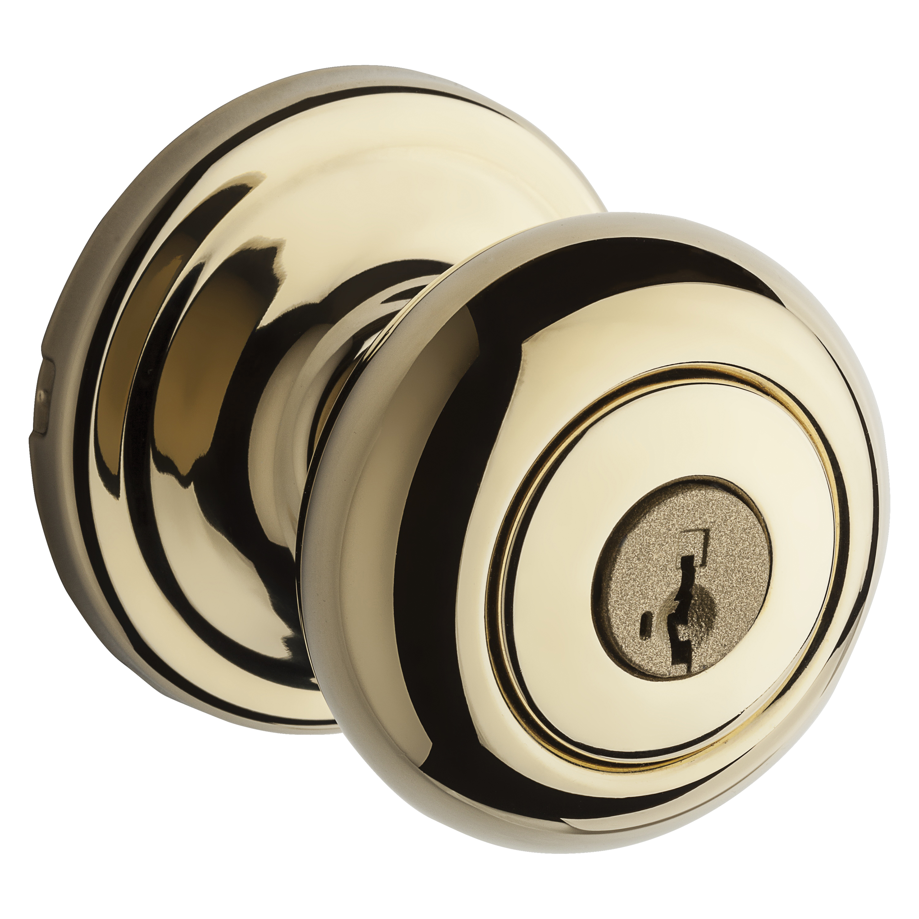Signature Series 740H3SMT 6AL/RCS Entry Knob, Polished Brass, Metal, K3, KW1 Keyway, 2 Grade