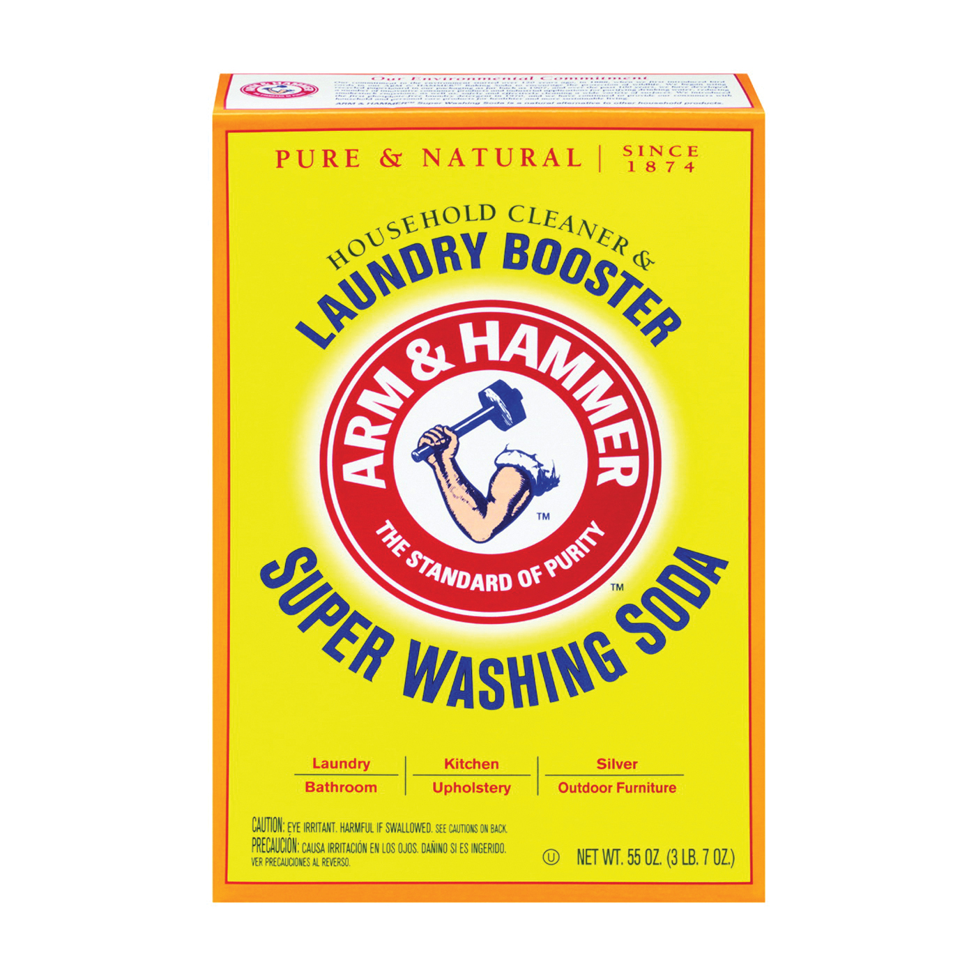 03020 Laundry Detergent, 55 oz, Box, Powder, Original