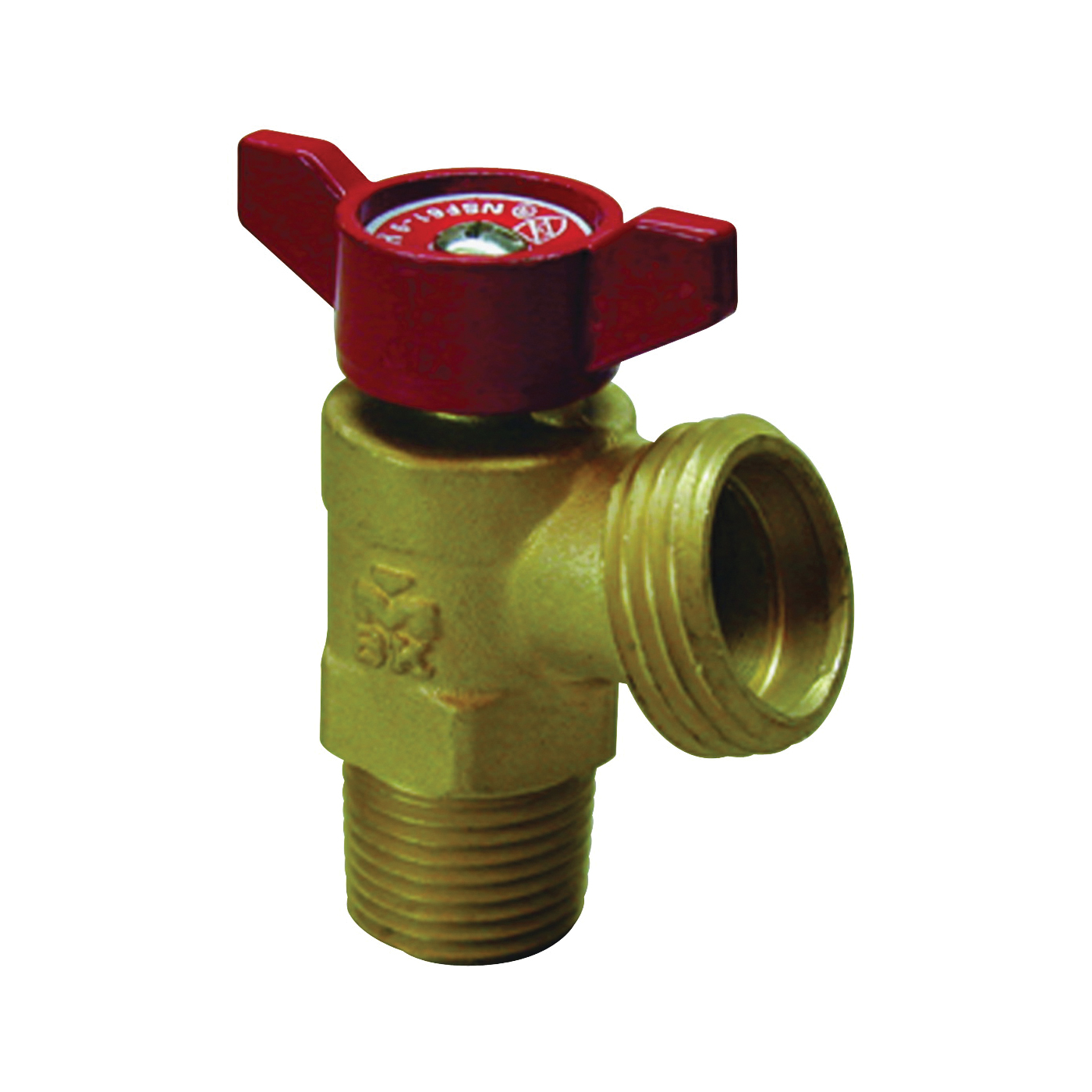 Quarter Master ProLine Series 102-053HN Boiler Drain Valve, 1/2 in Connection, MIP x Solder, 125 psi Pressure